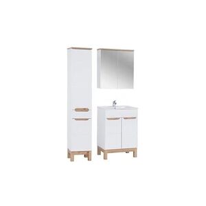 AC-Deco Ensemble meubles de salle de bain complet - blanc - 60 cm - bali - Publicité