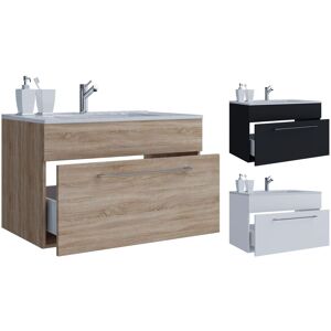 Vcm 2pcs Lavabo Meuble De Salle De Bains Ensemble Lavabo Badinos 1 Tiroir 2pcs Lavabo Meuble De Salle De Bains Ensemble Lavabo Badinos 1 Tiroir - Publicité