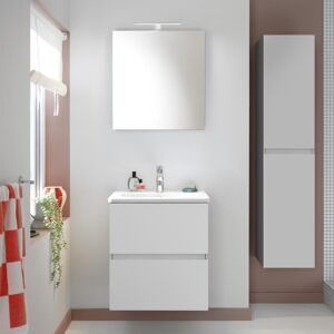 Burgbad Rocio Ensemble de meubles de salle de bains : vasque, meuble sous-vasque et armoire de toilette, SGYQ060RF6223, - Publicité