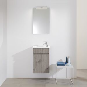 Burgbad Rocio Ensemble de meubles de salle de bains : vasque, meuble sous-vasque et miroir, SGYT045F6225, - Publicité