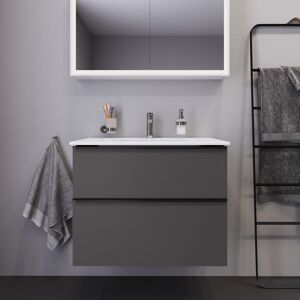 Duravit D-Neo Meuble sous-vasque, 2 tiroirs, DE43620BD490000, DE436204949