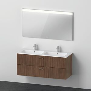 Duravit ME by Starck Vasque double avec meuble sous-vasque XBase et miroir LED, XB0074021210000, - Publicité