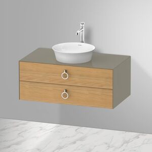 Duravit White Tulip Vasque avec meuble bas, 2 tiroirs, 2362430079+WT49910H5H2,