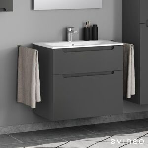 Geberit Renova Plan Slim Vasque, meuble sous-vasque ineo5 d’evineo l : 80 cm, 2 tiroirs, avec poignée encastrée,, 122280000+BE0327AN, - Publicité