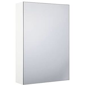 Beliani Armoire de Toilette Murale avec Miroir 40 x 60 cm Meuble de Rangement Pratique pour Salle de Bain au Style Moderne et Minimaliste - Publicité