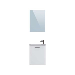 Conforama Ensemble meuble + vasque + miroir OCEANIE - Publicité