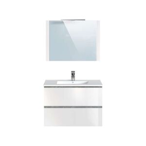 Conforama Ensemble meuble+vasque+miroir+LED SIRENA W
