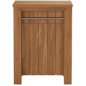 Bois Dessus Bois Dessous Meuble sous vasque en teck massif 60 cm Marron 61x82x53cm