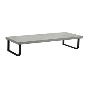 Mob In Plan de toilette suspendu pour vasque - 120 cm avec équerres noires Gris 120x3x49cm