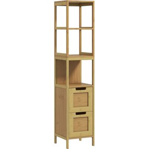 HOMCOM Étagère Colonne Armoire de Rangement CD 12 Compartiments