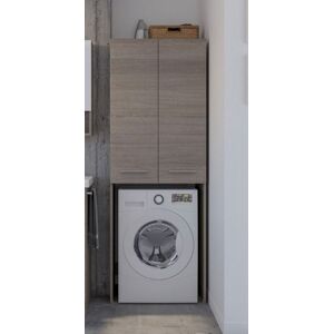 LEGNOBAGNO Colonne pour lave-linge ouverte cm 70 - Grigio Metal Lucido - Profondità.