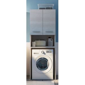 LEGNOBAGNO Colonne pour lave-linge ouverte cm 70 avec compartiment ouvert - Effetto Cemento