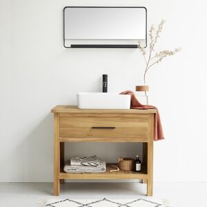 BOIS DESSUS BOIS DESSOUS Meuble de salle de bain en teck massif 90 cm