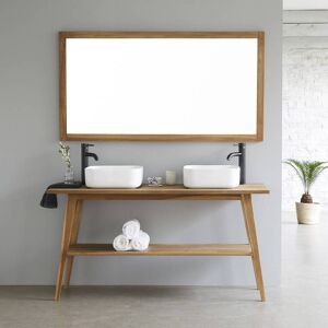 BOIS DESSUS BOIS DESSOUS Meuble de salle de bain en teck massif 150 cm