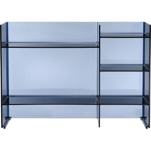 KARTELL by Laufen meuble de bain SOUND-RACK (Bleu coucher de soleil - PMMA transparent)