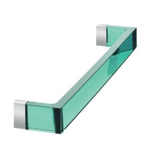 KARTELL by Laufen porte serviettes RAIL (vert marine L 45 cm - PMMA transparent)