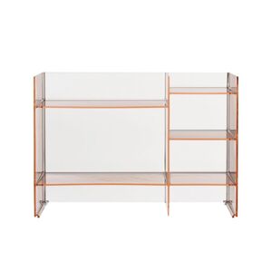 KARTELL by Laufen meuble de bain SOUND-RACK (Rose nude - PMMA transparent)