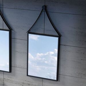 Distribain Miroir Rectangulaire avec contour noir SDVM5670 - Publicité