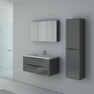 Distribain Meuble salle de bain TREVISE 1000 Gris Taupe