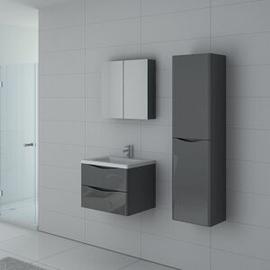 Distribain Meuble salle de bain TREVISE 600 Gris Taupe - Publicité