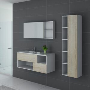 Distribain Ensemble simple vasque FARALDI 1200 Scandinave et Blanc