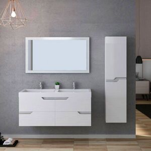 Distribain Meuble salle de bain CALABRO 1200 Blanc