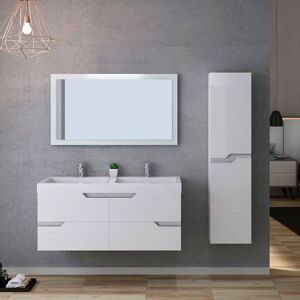 Distribain Meuble salle de bain CALABRO 1200 Blanc - Publicité