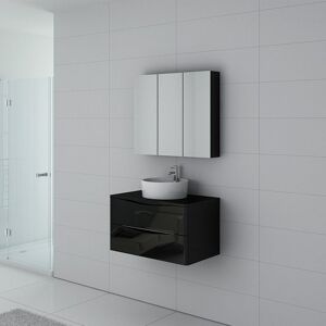 Distribain Meuble salle de bain Terranova 800 Noir