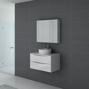 Distribain Meuble salle de bain Terranova 800 Blanc