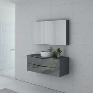 Distribain Meuble salle de bain Terranova 1200 Gris taupe