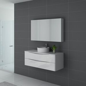 Distribain Meuble salle de bain Terranova 1200 Blanc