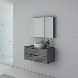 Distribain Meuble salle de bain Terranova 1000 Gris taupe