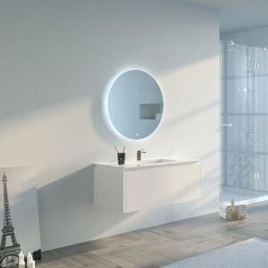 Distribain Meuble salle de bain STRANO 1000 Blanc - Publicité
