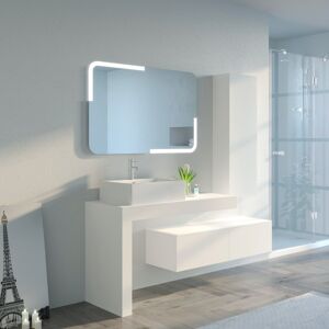 Distribain Meubles salle de bain MELIZZANO 1100 blanc