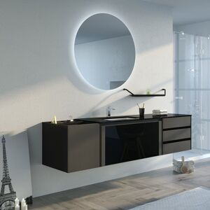 Distribain Meuble salle de bain SAPIENZA N Noir