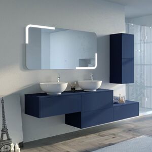 Distribain Meuble de salle de bain DOLCE VITA Bleu Saphir