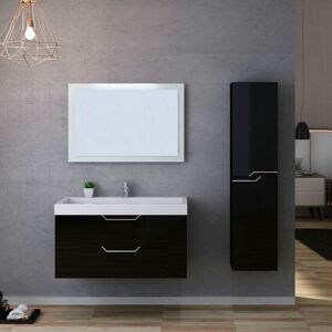 Distribain Meuble salle de bain CALABRO 1000 Noir - Publicité