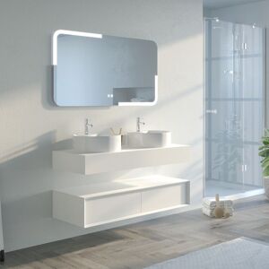 Meuble salle de bain FABRIANO 1200 Blanc