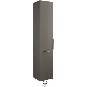 Burgbad armoire Eqio Burgbad HSFC035LF2010 35 x 176 x 32 cm, gris brillant, porte 2000 , gauche, poubelle