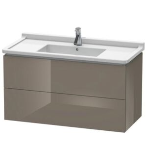 Meuble sous-vasque Duravit L-Cube LC6266089890A00 558x1020x469mm, 2 tiroirs, couleur gris