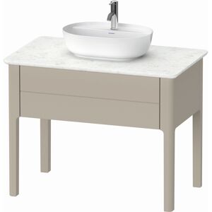 Duravit Luv meuble sous-vasque LU956406060 93,8x57 74,3cm, 2000 coulissant, debout, Taupe Seidenmatt