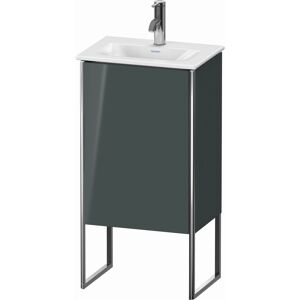 XSquare Duravit XS4520R3838 43x84x30.8cm, articule a droite, Dolomiti Grey ultra brillant, 2000