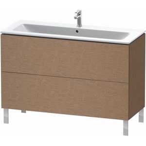 L-Cube Duravit vasque LC662801111 122 x 48, 2000 cm, chene cachemire, 2 coulissants, debout