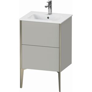 XViu Duravit vasque XV44590B107 51x42x59,4cm, 2 coulissants, debout, champagne mat, gris béton mat - Publicité