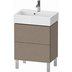 Duravit L-Cube meuble sous-vasque LC667901111 58,4x39,1x58,2cm, 2 tiroirs, debout, chene cachemire