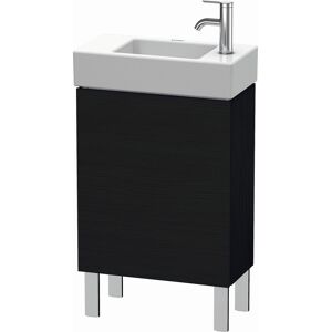 Duravit L-Cube meuble sous-vasque LC6751L1616 48x24x58.1cm, debout, porte a gauche, Eiche schwarz