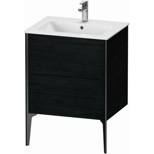 Duravit XViu meuble sous-vasque XV44810B216 61 x 59,4 x 48 cm, Eiche schwarz , debout, noir mat