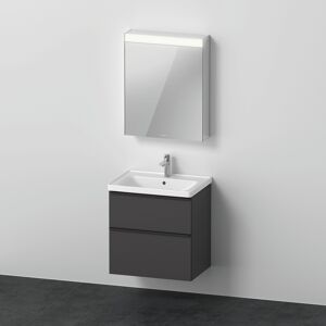 Duravit D-Neo ensemble de meubles DE0115R4949 650mm, charnière à droite, Graphite Mat - Publicité