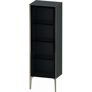 XViu Duravit 50x36x133cm de XV1368RB138 haute armoire, porte en verre, champagne mat, porte à droite, dolomiti gris brillant haute - Publicité