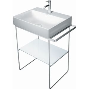 Duravit DuraSquare insert en verre 0099648300 blanc, pour consoles métalliques 003101 ou 003102